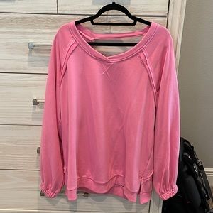 POL Oversized Bubblegum Pink Sweatshirt